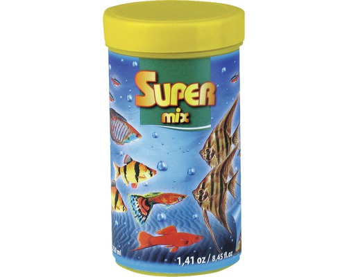 Krmivo pro ryby, vločkové Tatrapet Super mix 250ml Super Mix dóza s krmivem pro ryby