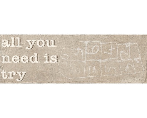 Dekorativní dlaždice s textem a vzorem skákacího panáka