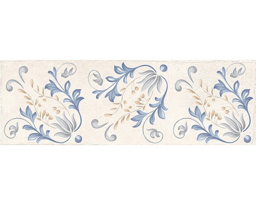 Obkladačková bordura s květinovým vzorem
