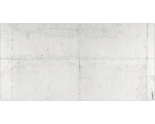Koupelnová zádní stěna mySPOTTI aqua Betonwand 90x45 cm MySpotTile dekor dlaždic betonový vzhled