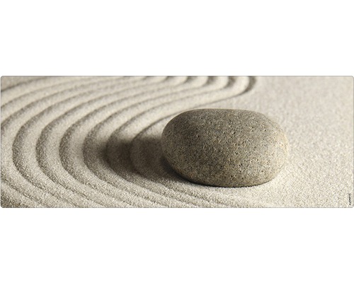 Koupelnová zádní stěna mySPOTTI aqua Zen 120x45 cm Dekorativní kámen na písku s vlnitým vzorem
