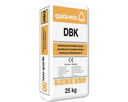 Stavební lepidlo QUICK MIX DBK C1T univerzální mrazuvzdorné 25 kg