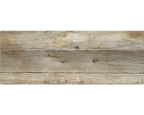 Koupelnová zádní stěna mySPOTTI aqua Holz 120x45 cm Dřevěná deska s kresbou