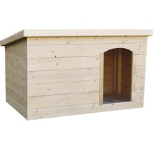 Psí bouda nezateplená dřevěná velká 120 x 75 x 70 cm-thumb-0