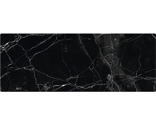 Koupelnová zádní stěna mySPOTTI aqua Marmor black 120x45 cm Dekorativní deska s mramorovou strukturou