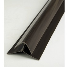 Profil pro plastové palubky rohový vnější 3000 x 26 x 26 mm tmavé dřevo-thumb-1