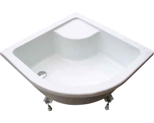 Rohová sprchová vanička z sanitárního akrylátu