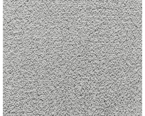 Koberec Silkysoft Velur Frisé šedý šířka 400 cm (metráž) Detail šedého koberce