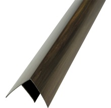 Profil pro plastové palubky hřebenový 3000 x 32 x 26 mm tmavé dřevo-thumb-0