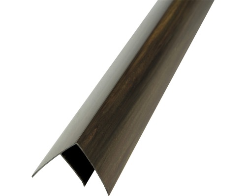 Profil pro plastové palubky hřebenový 3000 x 32 x 26 mm tmavé dřevo-0