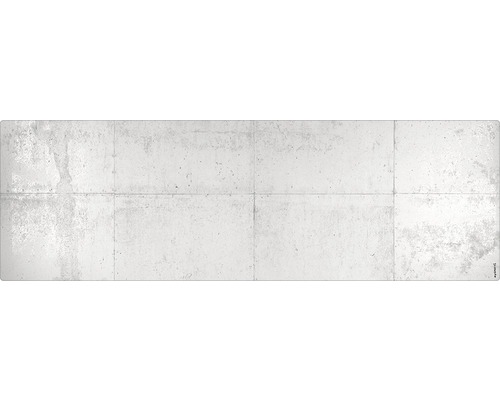 Koupelnová zádní stěna mySPOTTI aqua Betonwand 140x45 cm Tapeta se vzhledem betonu