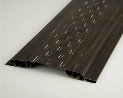 Profil pro plastové palubky ventilační 3000 x 115 x 90 mm tmavé dřevo