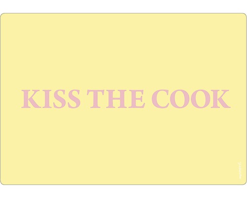 Obkladový panel do kuchyně mySPOTTI pop Kiss the cook 41x59 cm