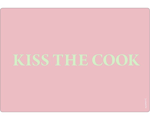 Obkladový panel do kuchyně mySPOTTI pop Kiss the cook 41x59 cm