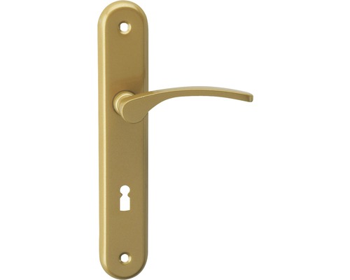 Klíka ke dveřím s dlouhým štítkem pro interiérové dveře