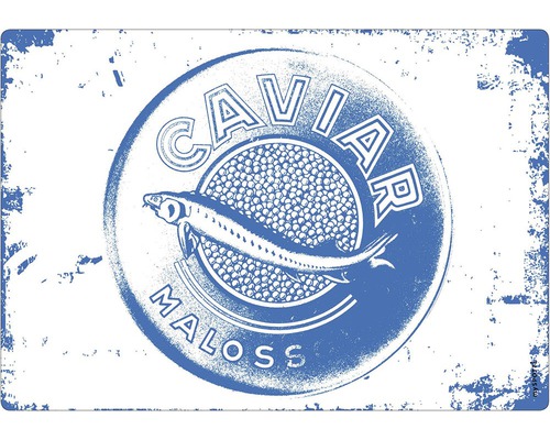 Obkladový panel do kuchyně mySPOTTI pop Kaviár 41x59 cm Motiv Caviar Maloss na podložce