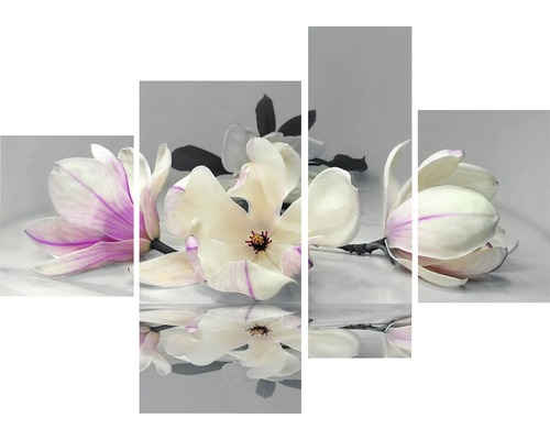 Obraz bez rámu, set 70x100cm motiv květiny