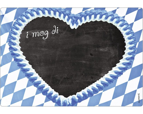 Obkladový panel do kuchyně mySPOTTI memo Srdce 41x59 cm