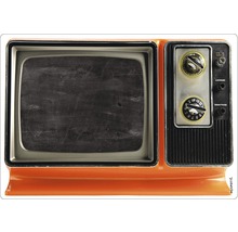Dekorativní retro televizor