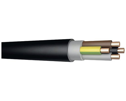 Instalační kabel CYKY-J 4x1,5, metrážové zboží