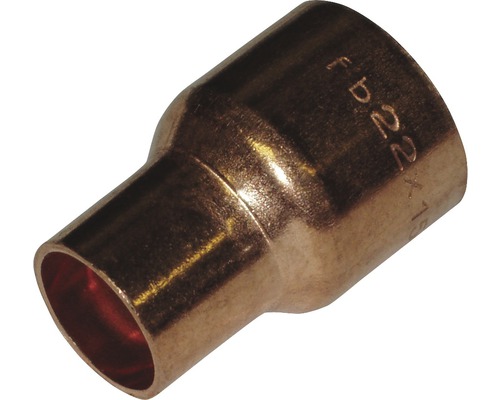 Vsuvka redukovaná IA 5243 15 mm, měď,12 mm, měď, hrdlo na jedné straně