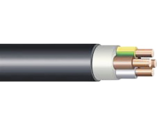 Instalační kabel CYKY-J 4x2,5, metrážové zboží