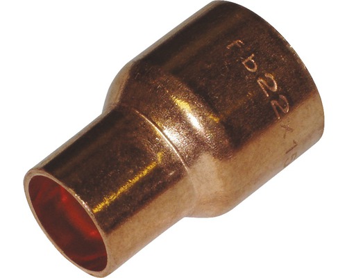 Vsuvka redukovaná IA 5243 22-12 mm, měď, hrdlo na jedné straně