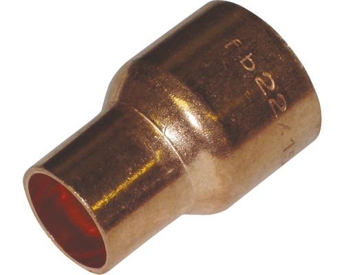 Vsuvka redukovaná IA 5243 22-18 mm, měď, hrdlo na jedné straně