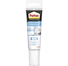 Pattex sanitární silikon transparentní, vhodný do koupelny a kuchyně