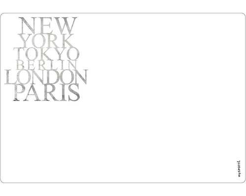 myspotti prostírání New York, Tokio, Berlín, Londýn, Paříž