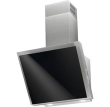 Digestoř z nerezové oceli s černým sklem