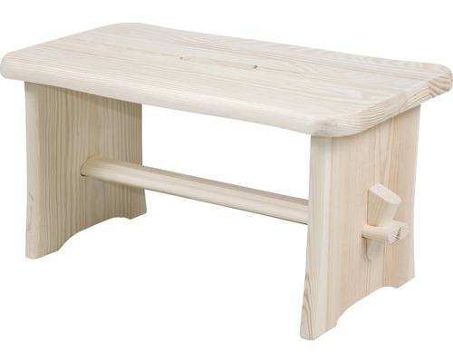 Dřevěná stolička z přírodní borovice19x20x38 cm, nosnost max. 100 kg