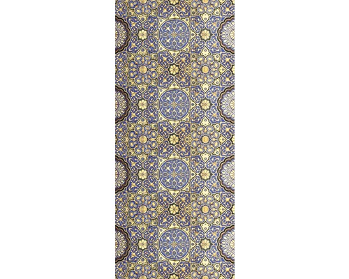 Dekorativní vzor s květinovými a geometrickými prvky pro design stěn