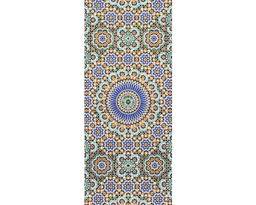 Dekorativní mozaiková dlaždice s geometrickými vzory