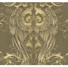 Tapeta se vzorem křídel a ornamenty