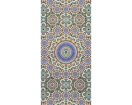 Marocký mozaikový vzor s geometrickými tvary