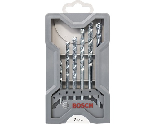 Sada vrtáků Bosch se sedmi kusy v plastovém obalu