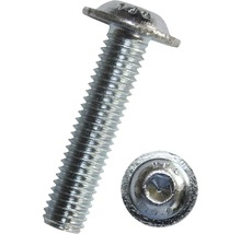 Šroub s půlkulatou hlavou a vnitřním šestihranem ISO 7380-2 M5x20 mm galvanicky pozinkovaný kalený, 500 kusů