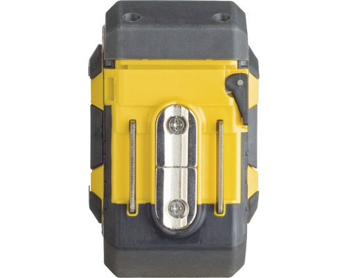 Křížový liniový laser v žluté a černé barvě