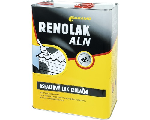 Asfaltový izolační nátěr Paramo Renolak ALN, 9 kg Renolak ALN asfaltový lak izolační v kanystru