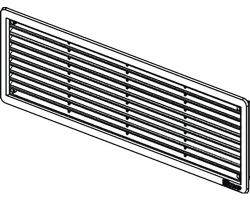 Větrací mřížka s vodorovnými lamelami