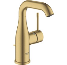 Logo Grohe. Jednotlivá umyvadlová baterie z kovu.
