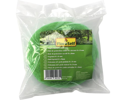 Ochranná síť proti ptákům 8 x 8 milimetrů v balení