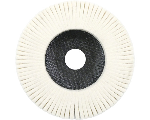 Plstěný lešticí kotouč s centrálním otvorem