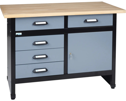 Pracovní stůl Küpper 1200x840x600 mm, 5 zásuvek Pracovní stůl Küpper 1200x840x600 mm, 5 zásuvek
