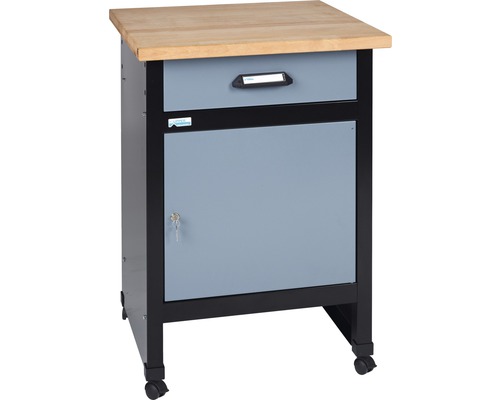 Příruční stolek Küpper 600x840x600 mm, 1 zásuvka, s kolečky Příruční stolek Küpper 600x840x600 mm, 1 zásuvka, s kolečky