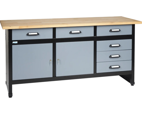 Pracovní stůl Küpper 1700x840x600 mm, 6 zásuvek Pracovní stůl Küpper 1700x840x600 mm, 6 zásuvek
