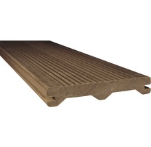 Terasové prkno WPC TERAFEST Groove 23 x 137 x 2000 mm tmavě hnědé