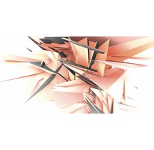 Abstraktní zobrazení geometrických tvarů.