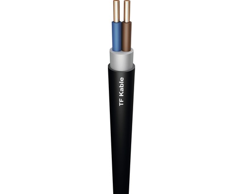 Instalační kabel CYKY-O 2x2,5, metrážové zboží TF kabel s dvěma vodiči